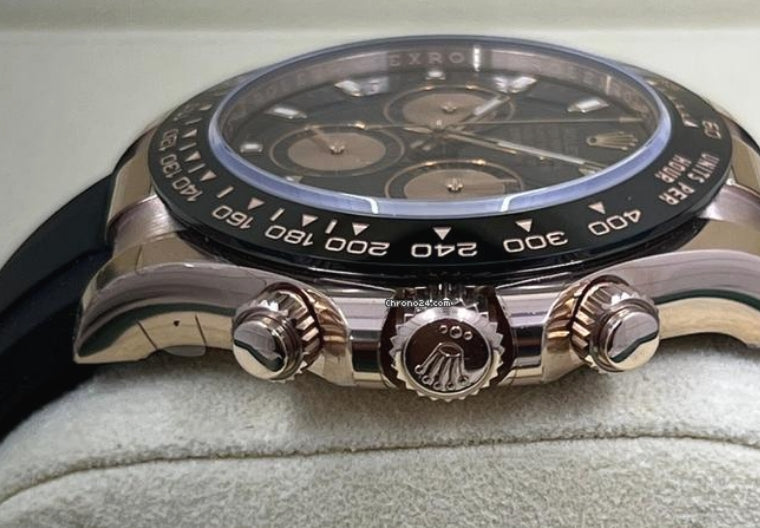 Daytona Rose Gold Oyster Flex Black Dial 126515LN