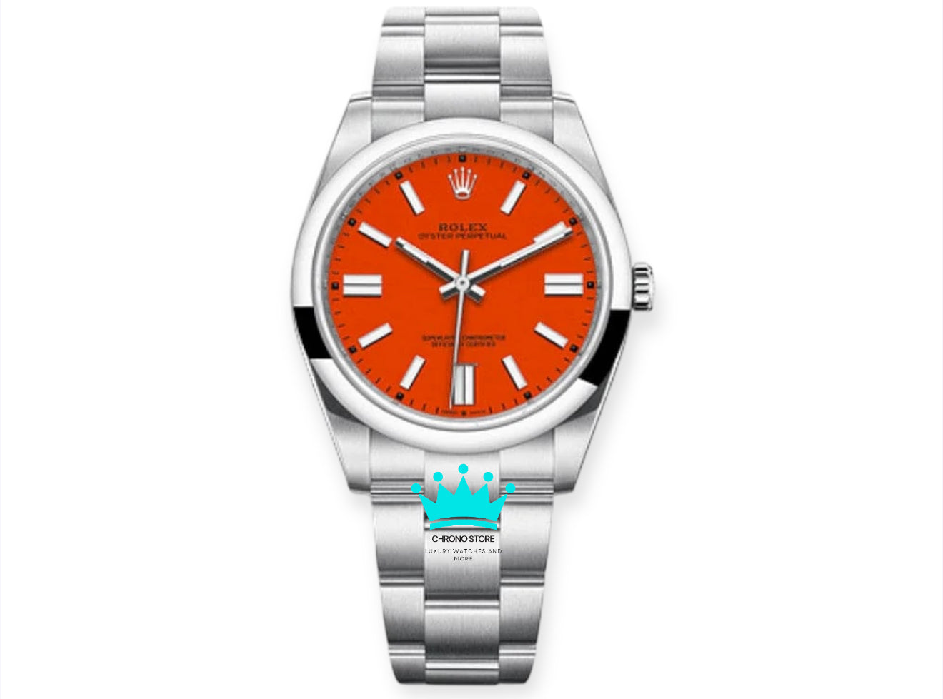 Oyster Perpetual Coral Red Dial