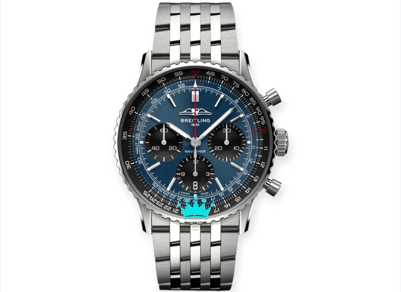 Navitimer Blue Dial Black Chronograph