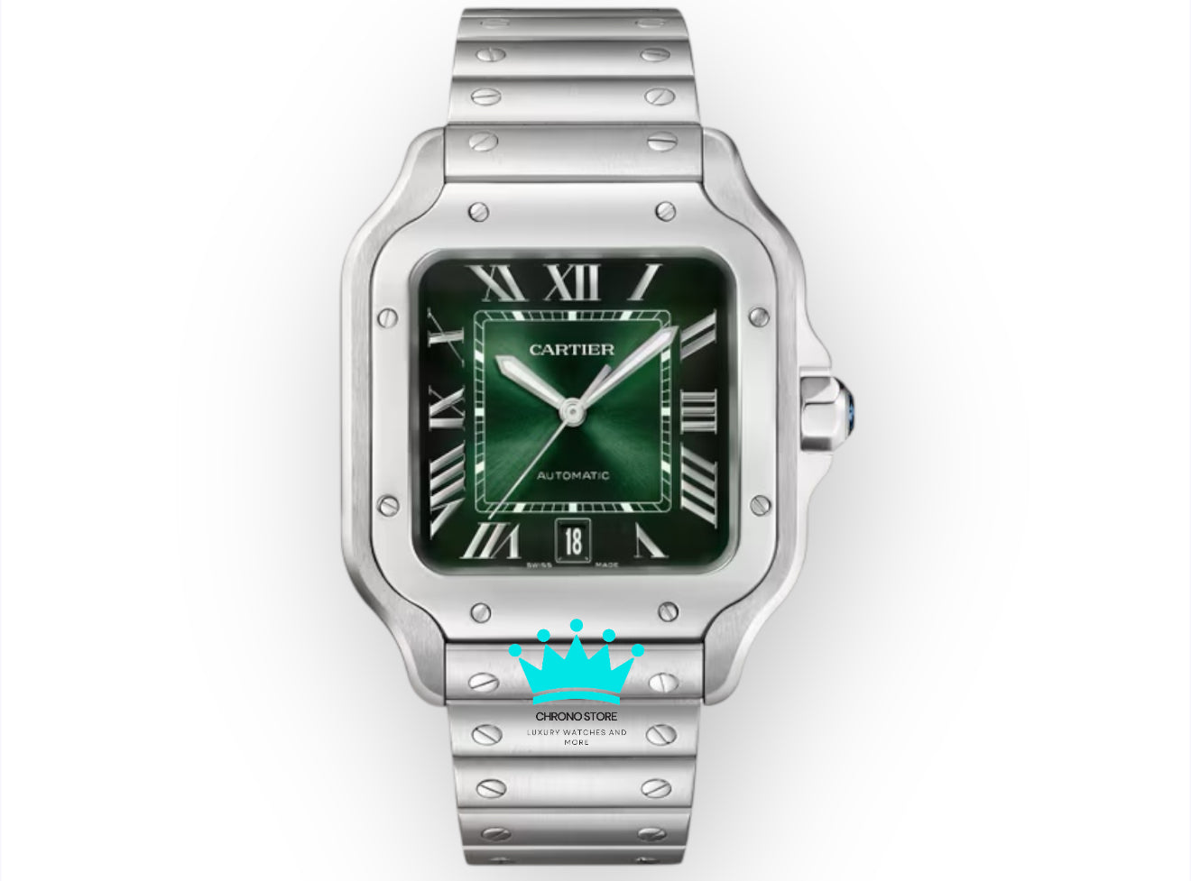 Santos De Cartier Green Dial