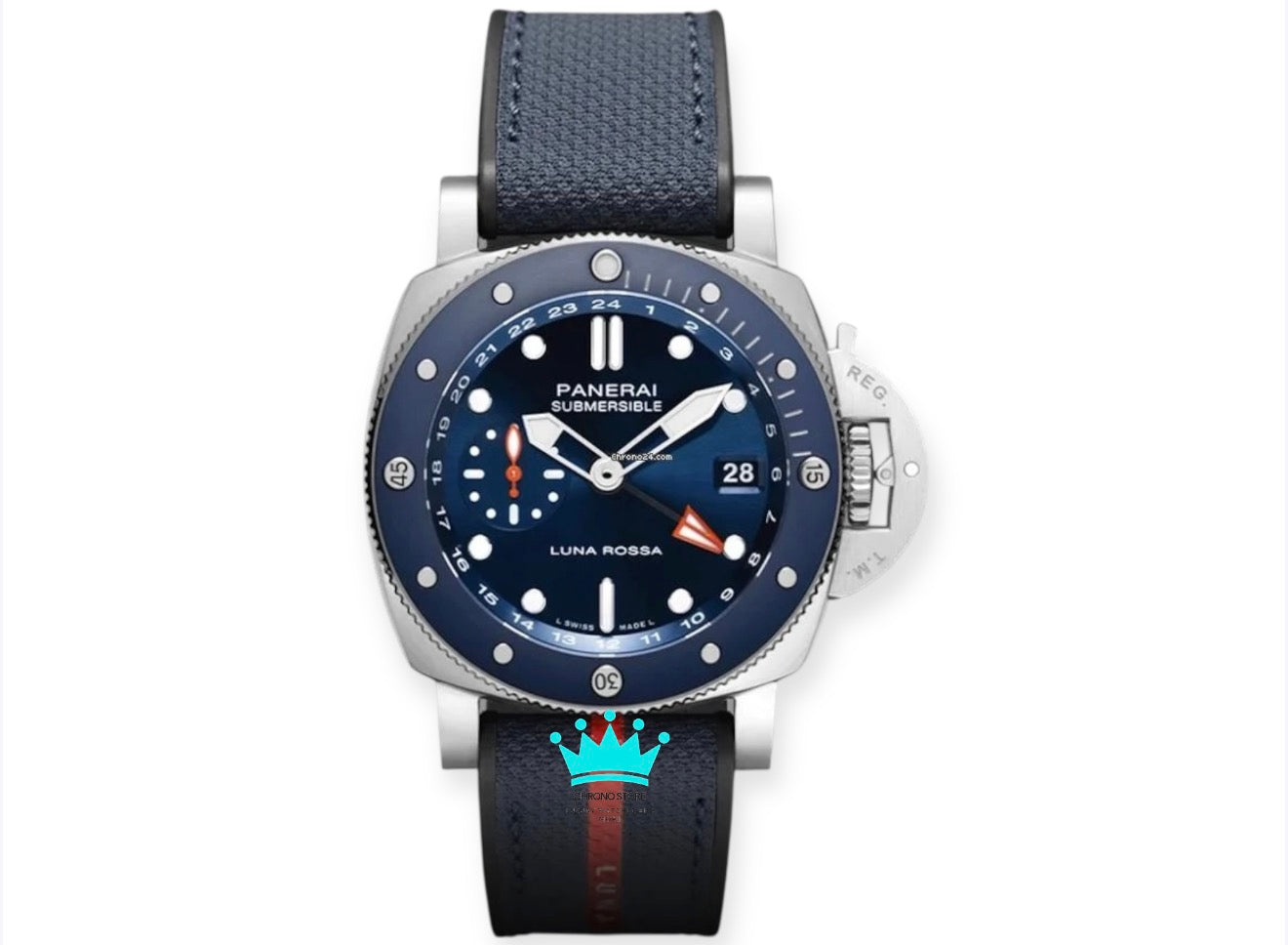 Submersible
Luna Rossa GMT Automatic Blue Dial Titanium