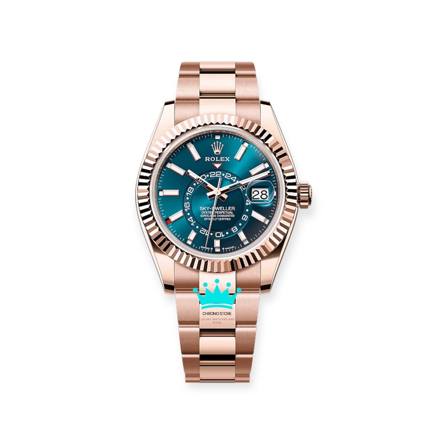 SkyDweller Rose Gold Blue Dial
