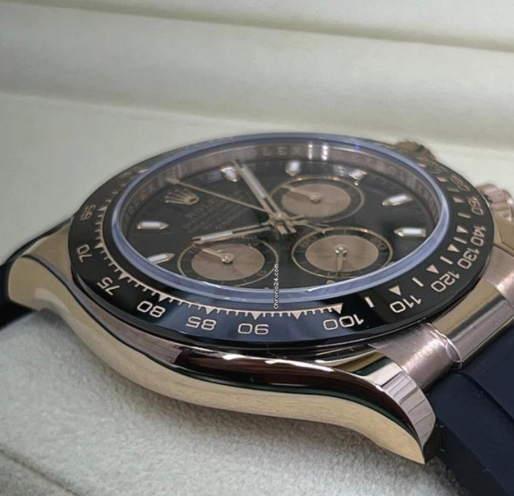 Daytona Rose Gold Oyster Flex Black Dial 126515LN