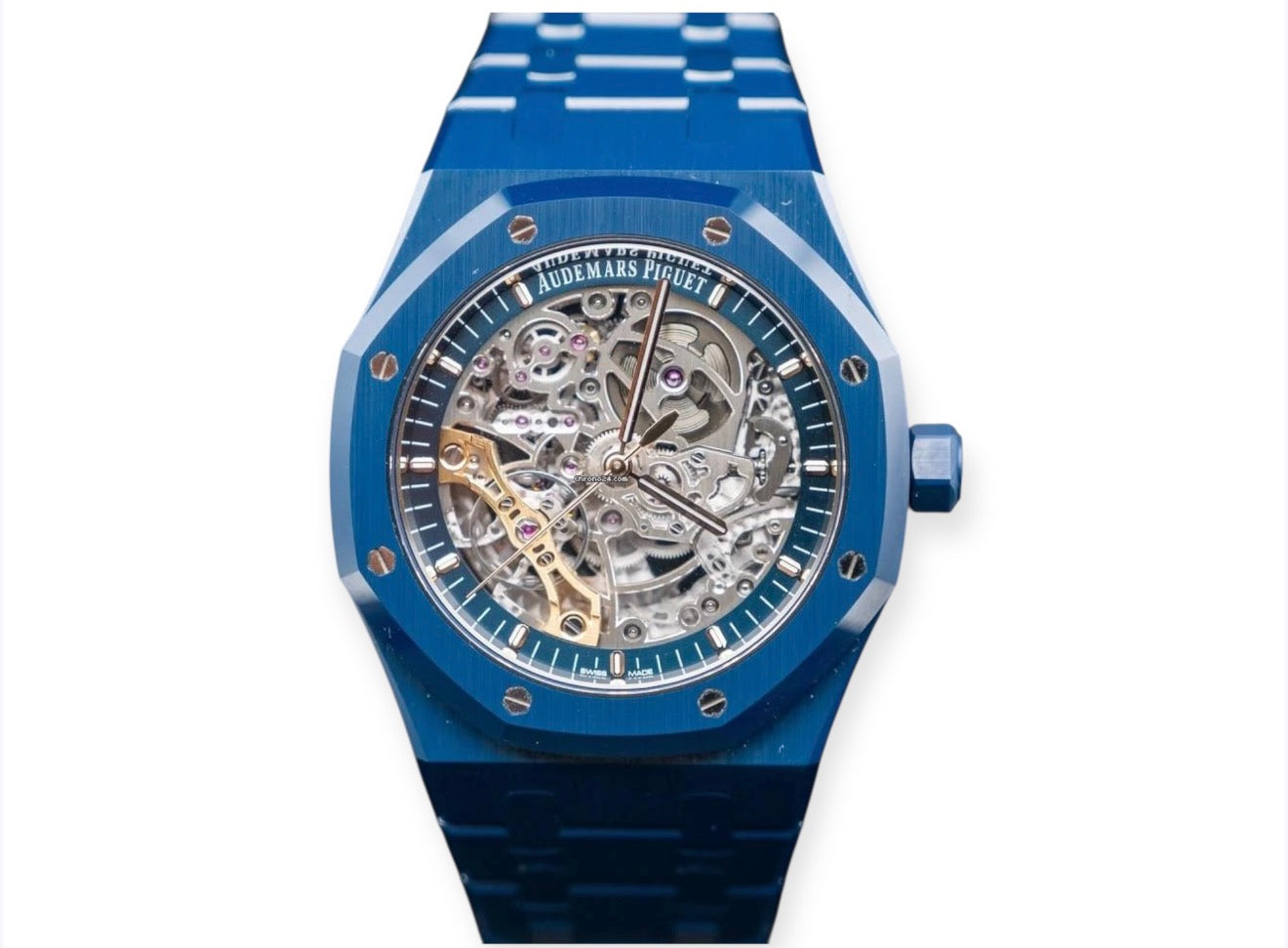 Audemars Piguet
Double Balance Wheel Openworked Midnight Ceramic Blue