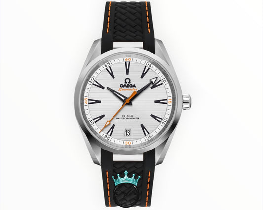 Sea Master Aqua Terra White Dial Strap