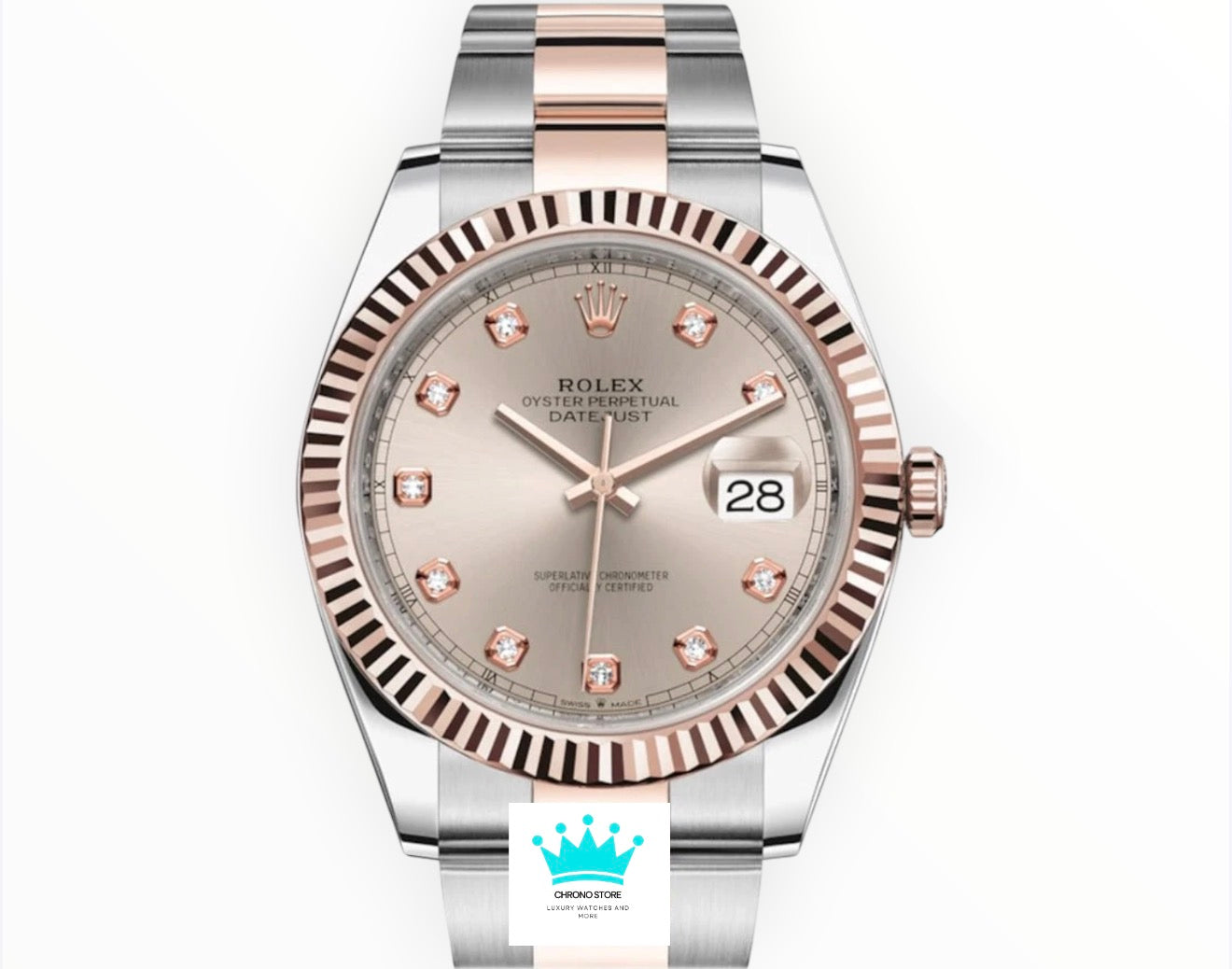 Date Just Rose Gold Dial