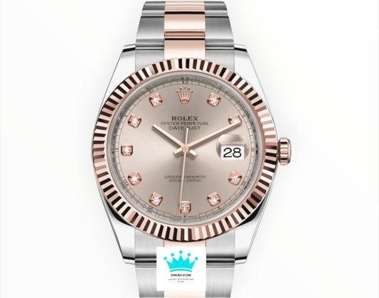 Date Just Rose Gold Dial