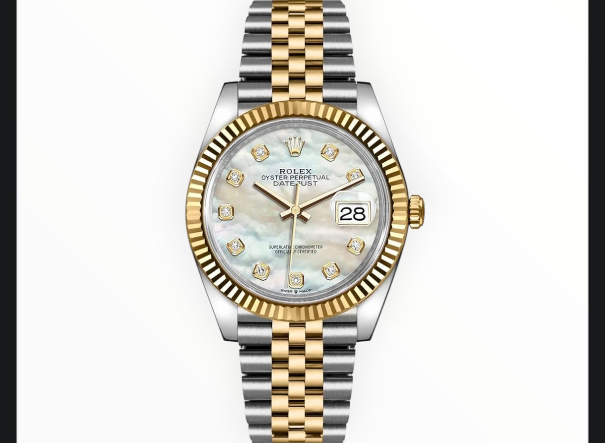 Datejust Two Tone Mother Of Pearl Dial