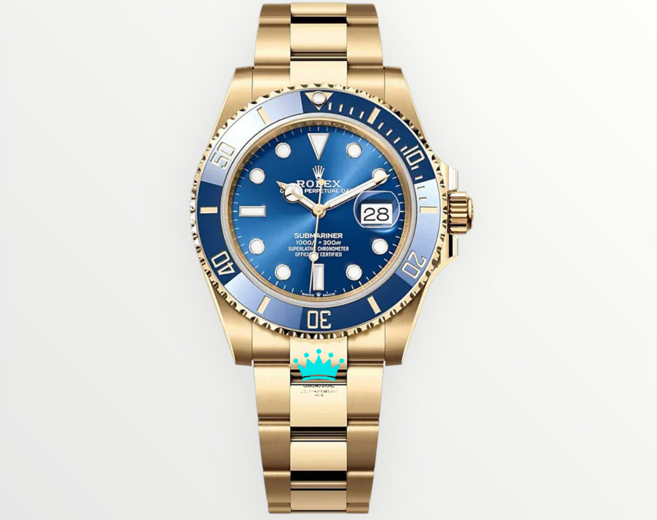 Submariner Yellow Gold Blue Dial