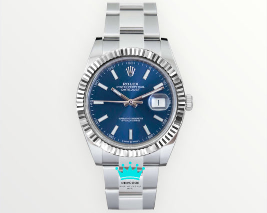 Date Just Blue Dial Oyster