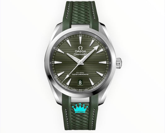 Sea Master Aqua Terra Green Dial Strap Green