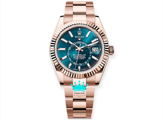 SkyDweller Rose Gold Blue Dial