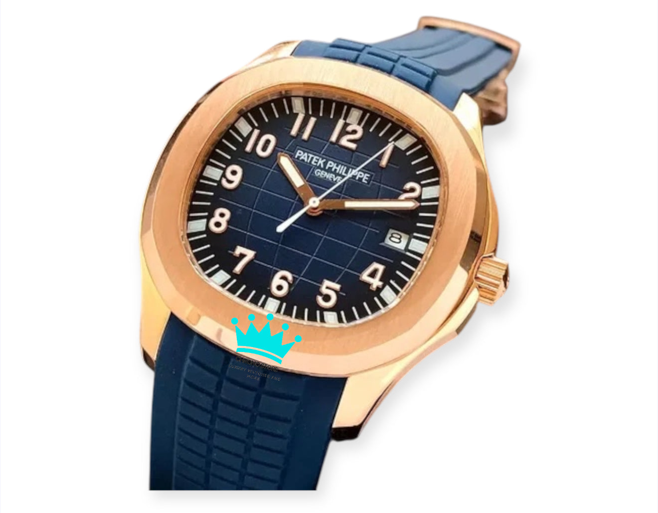 Patek Philippe Aquanaut Rose Gold Blue Dial