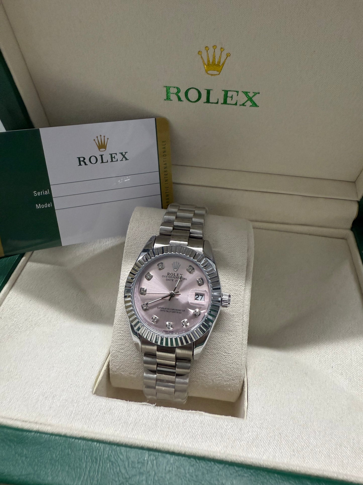 Date-Just Pink Dial