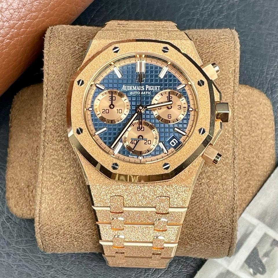AP Royal Oak Chronograph Blue Dial Chronograph