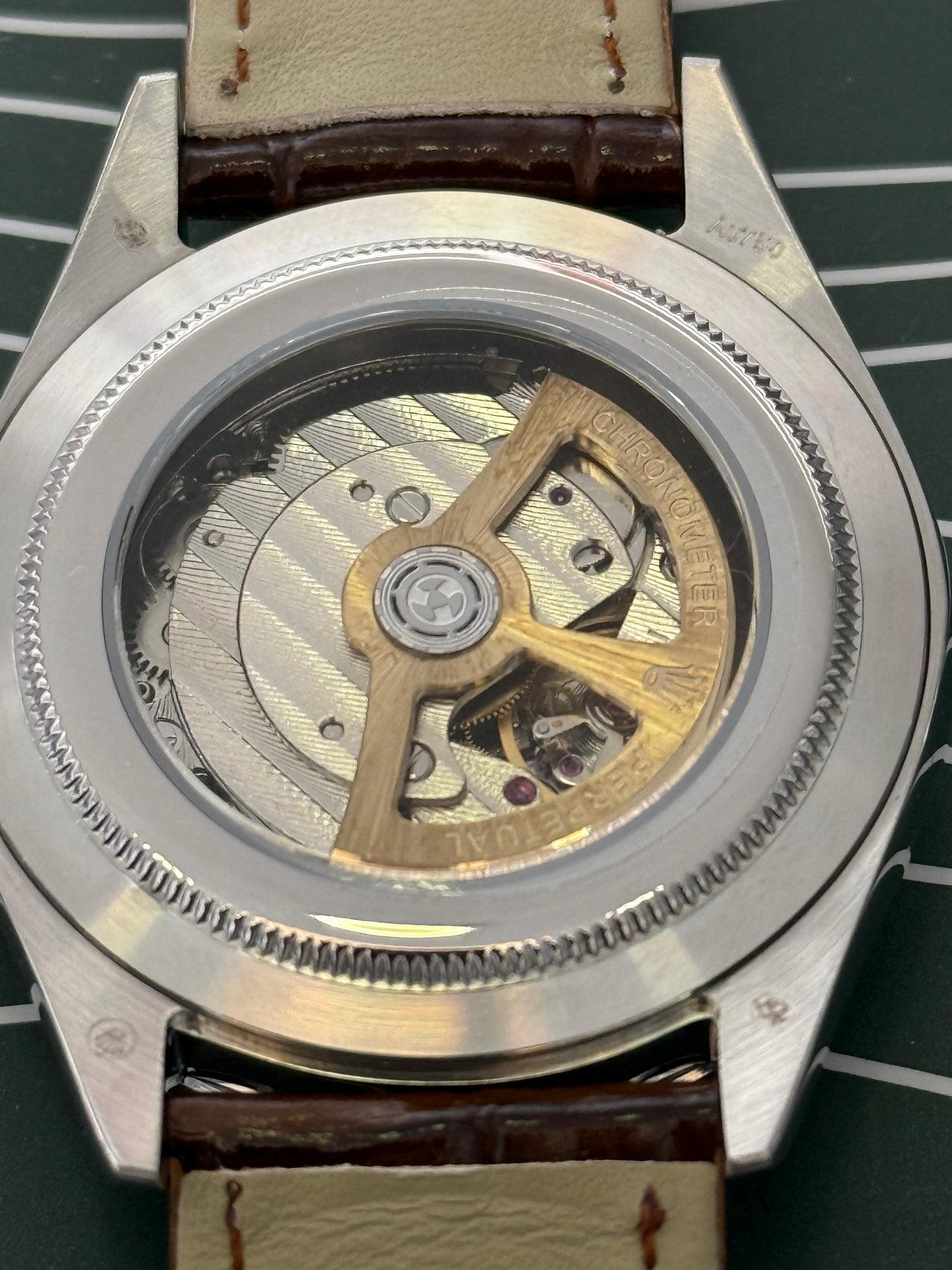 Perpetual 1908 White Dial Silver Bezel