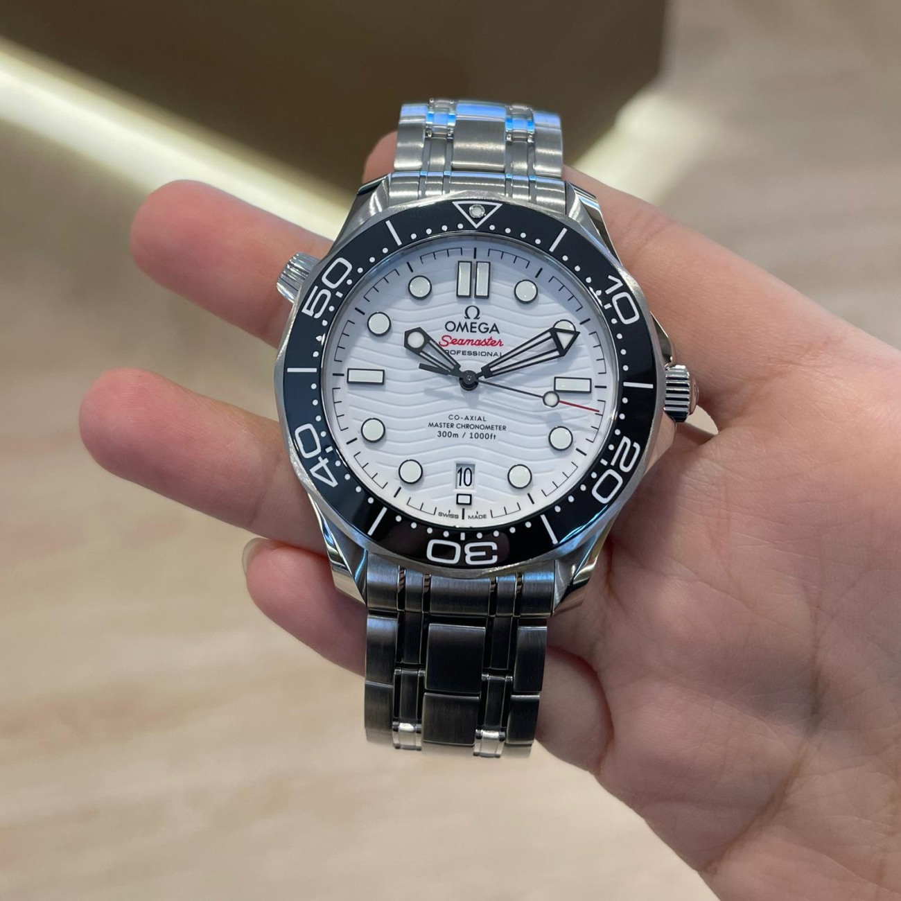Seamaster Diver White Dial