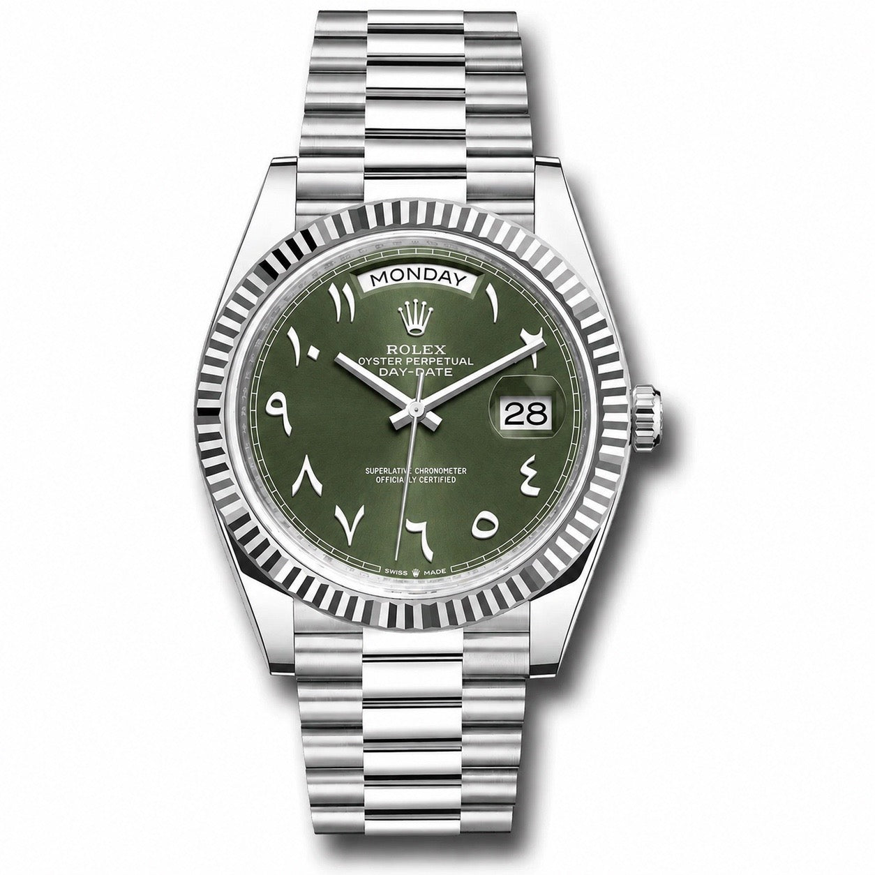 Day Date Olive Dial Arabic
