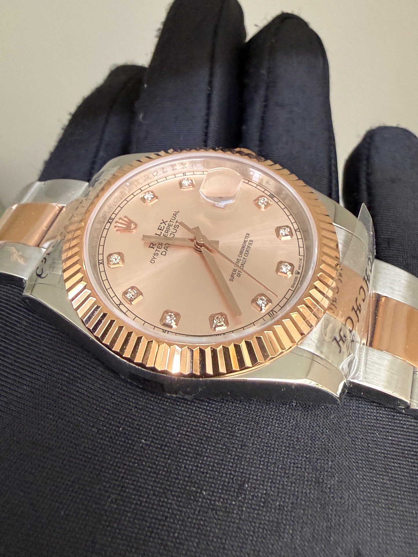 Date Just Rose Gold Dial