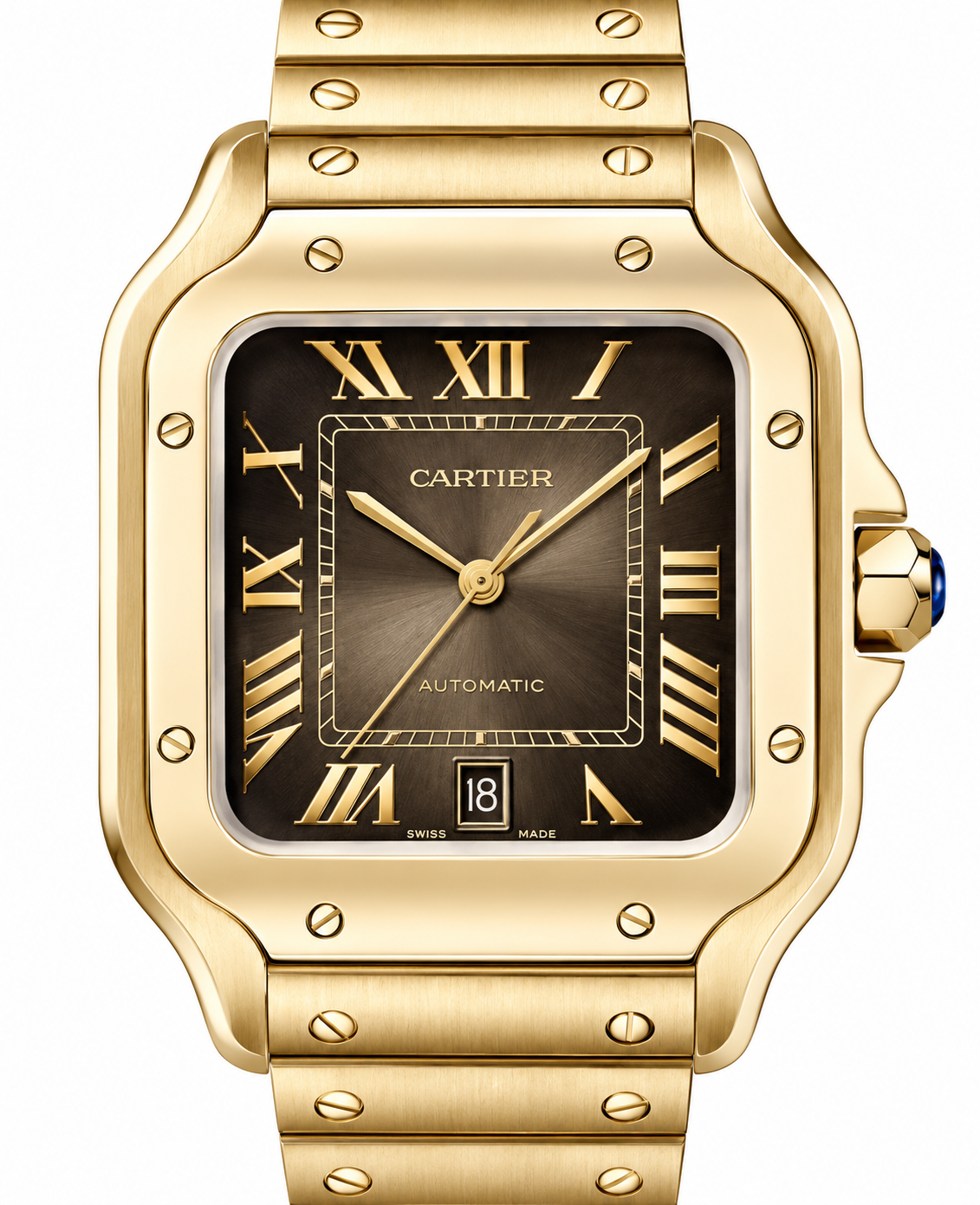 Santos De Cartier Full Gold