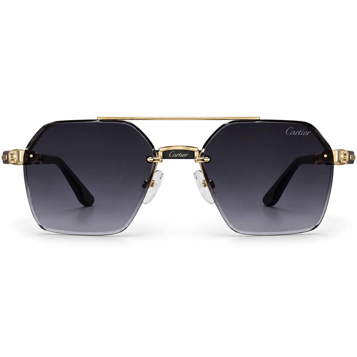Cartier Luxury Gold Shield