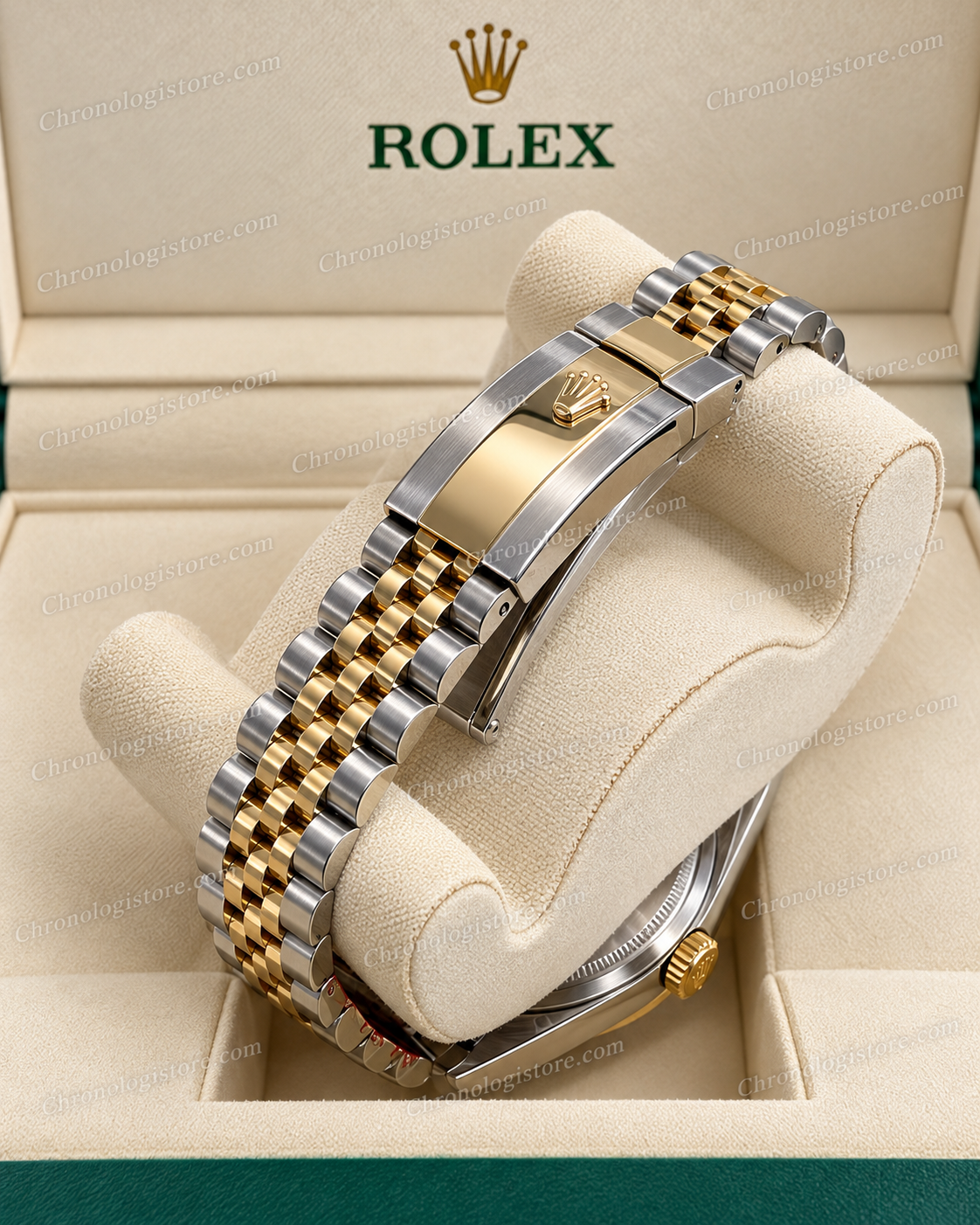 Skydweller Two-Tone Black Dial Jubille
