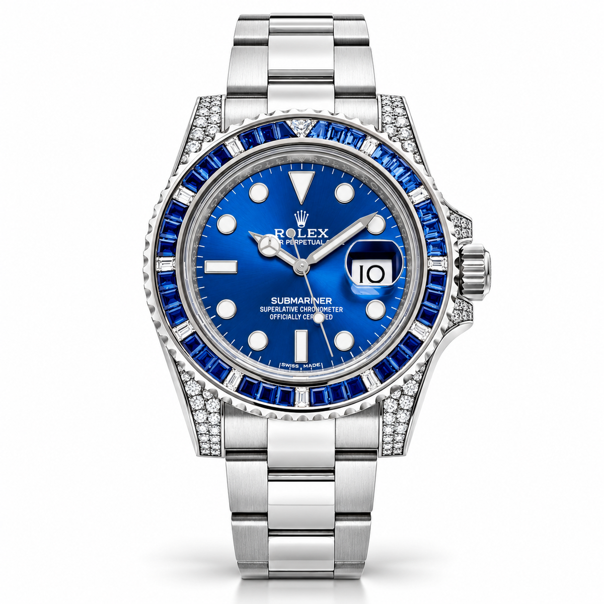 Submariner Blue Dial Diamond Bezel